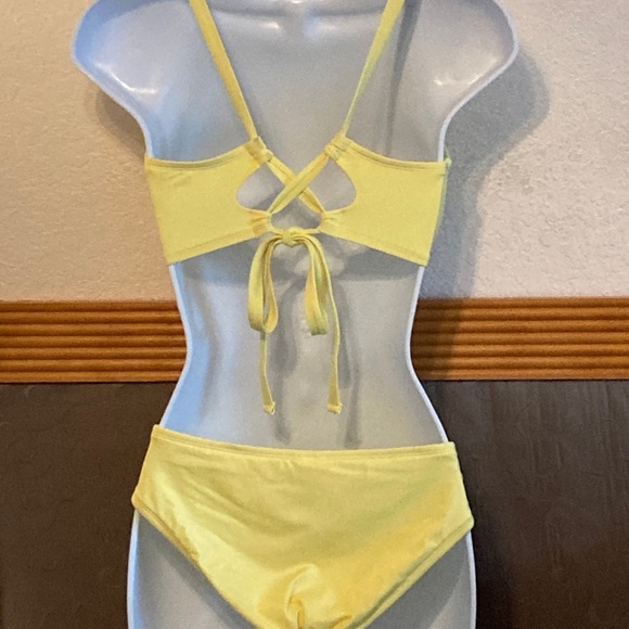 Yellow String Bikini - Picture 2 of 8